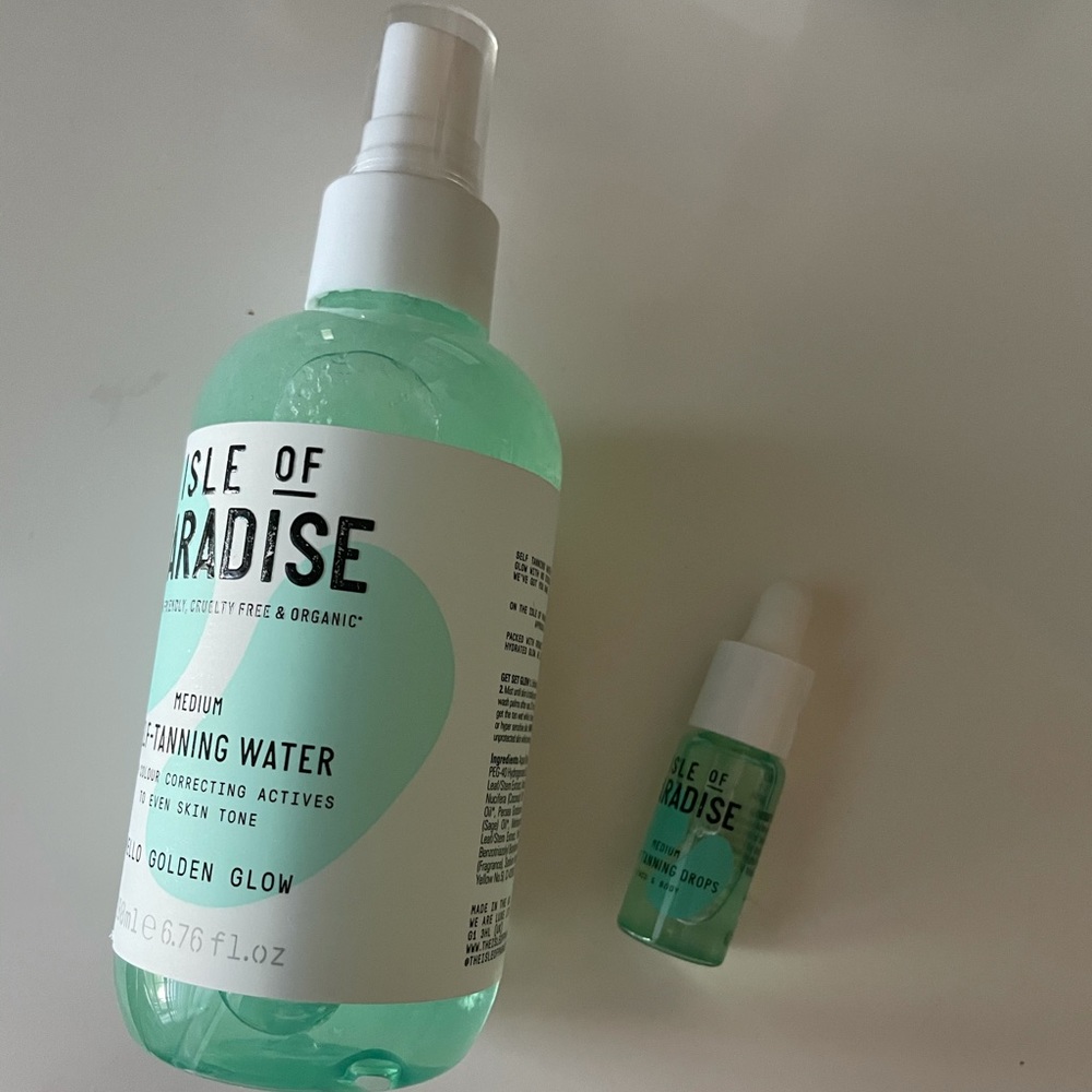 isle of paradise self tanning water